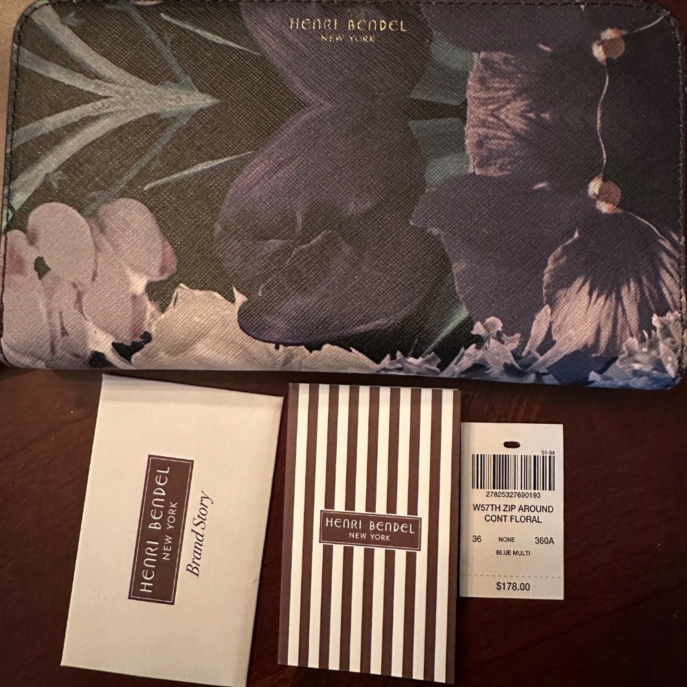 Henri Bendel West 57th Floral Kaleidoscope Saffiano Bag w/ Original Tags in EUC - Picture 14 of 15